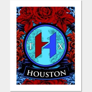 Houston texas logo Posters and Art